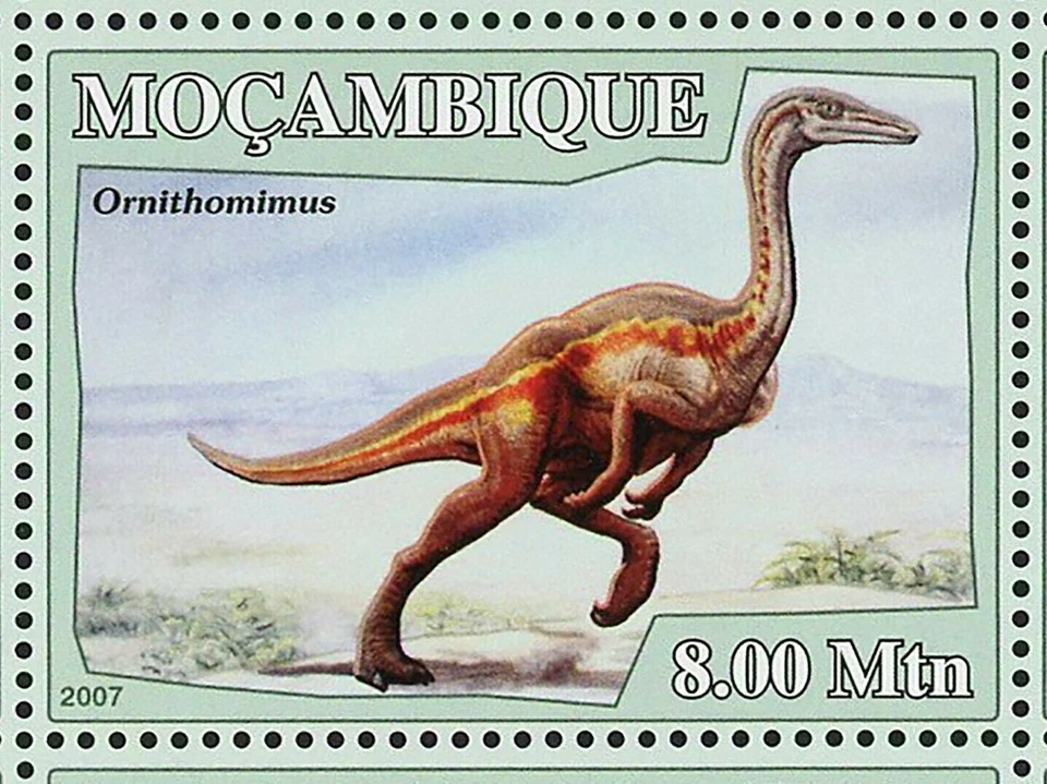 Sello de dinosaurios Aublysodon Velociraptor Coelurus S/S MNH #2964-2969 Foto 4 de 4