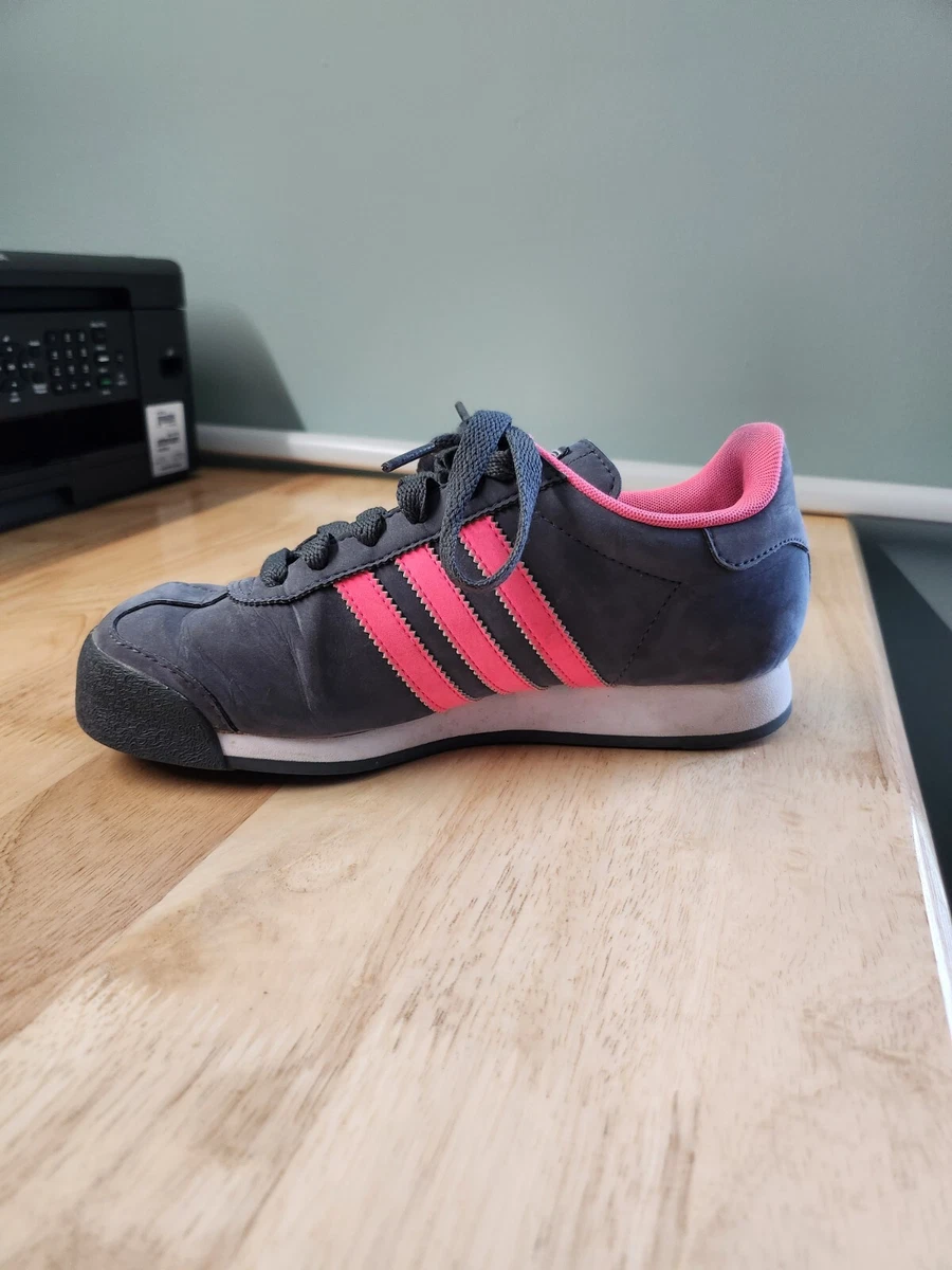 Gray and sale pink adidas samoa
