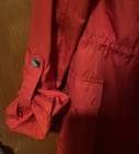 Guess Los Angeles Red Hooded Raincoat Jacket Womens Size M — photo 5