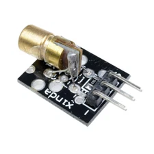 10pcs Laser sensor Module 650nm 6mm Red Laser Dot Diode Copper Head F Arduino