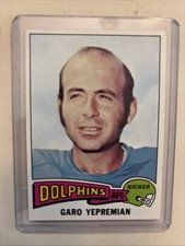 Garo Yepremian -  1975 Topps #140 - Miami Dolphins