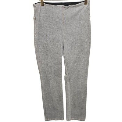 Lysse New York Womens Medium Grey High Waisted Stretch Denim Leggings Jeggings