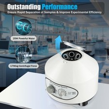 CENTRIFUGA ELETTRICA DA LABORATORIO 4000GIRI 6X20ML MEDICA TAVOLO CON TIMER