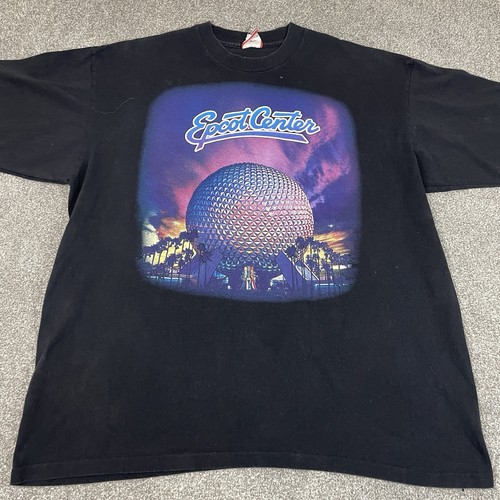 Vintage 90s Disney World Designs Epcot Center T-Shirt Mens XL Single Stitch Y2K