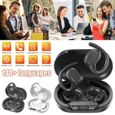 Air Conduction Headphone Wireless Bluetooth Earphones 144+ Languages Translation