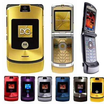  Original Motorola RAZR V3i 1.2MP camera, 2G unlocked flip phone