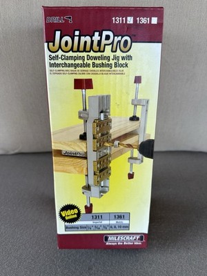 Milescraft 1311 Joint Pro Steel Self-Clamping Doweling Jig Brand New!