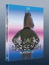 New BoJack Horseman: The Complete Series Season 1-6 (Blu-ray, 6-Disc Box set)