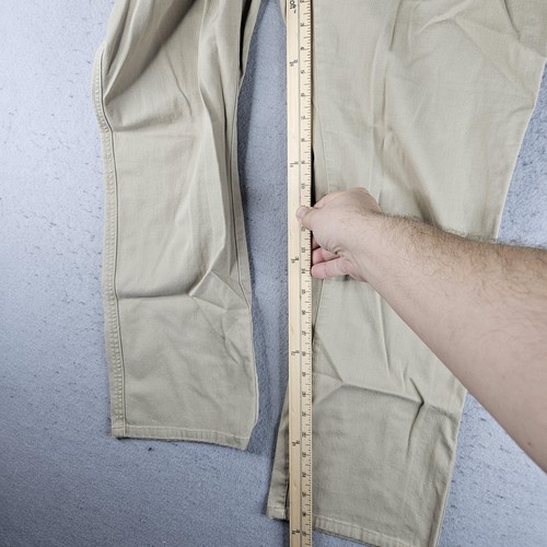 Armani Jeans Jeans Womens 34 Beige Straight Leg Mid Rise Stretch Denim Pants - Picture 7 of 15