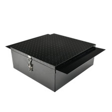 24 X 22 X 9 Inch Aluminum Step Truck Tool Box Low Profile W Notched Bottom