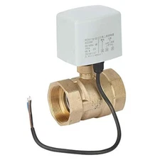 Ball Valve, Brass Ball Valve, AC220V DN50 2" Inch 2-Way 3-Wire Brass Motorized