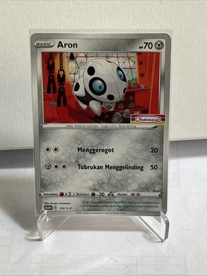 NM Aron 120/S-P Pokemon Indomaret Stamped Promo Indonesisch