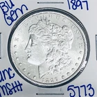 1897 BU UNCIRCULATED MORGAN SILVER DOLLAR AUTHENTIC U.S. MINT FREE SHIPPING 5773