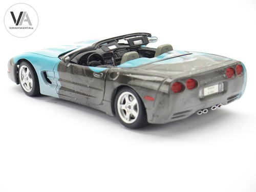 1:18 Braccio & Götz Chevrolet Corvette C5 blau-grau "air special mint" Nr.290 - Bild 2 von 8