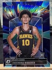 2024-25 Panini Donruss Optic Zaccharie Risacher #13 My House RC Holo Atlanta NM