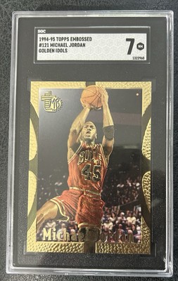 1994-95 Topps Embossed - Michael Jordan #121 Golden Idol for