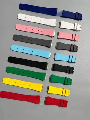Medium FKM Gummi Uhrenarmband Band Ersatz für Richard Mille RM023 M - Bild 1 von 4