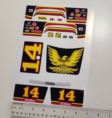 Tonka Truck Stickers For Blackbird Black Bird Big Wheel Monster Lifted Pickup