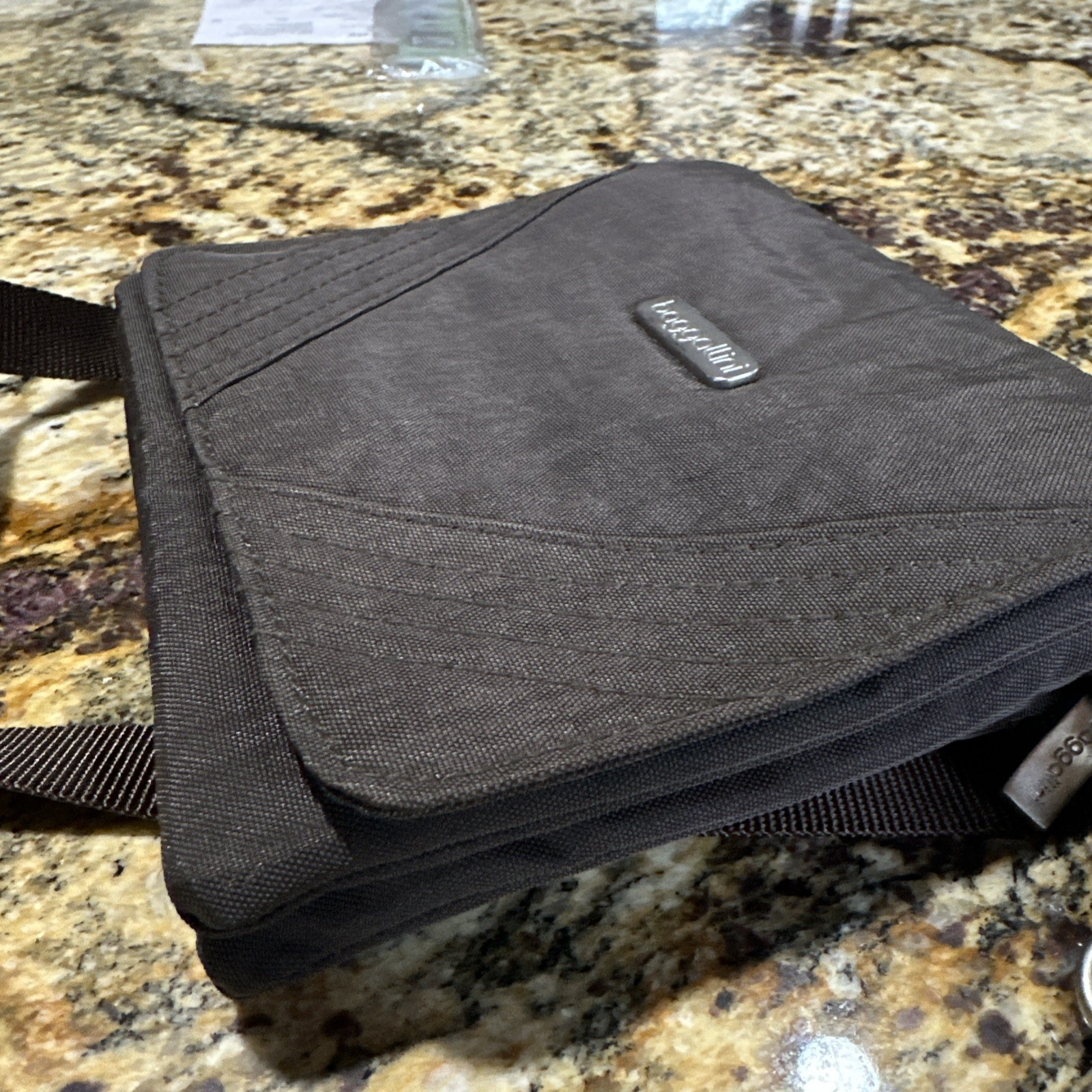 BAGGALLINI  Brown Zip Multi Function Crossbody Or… - image 1