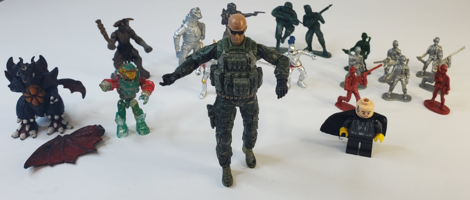 S.  Godzilla, Gi Joe, Star Wars, Lego, Army Men!!