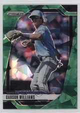 2025 Panini Prizm Green Ice Prizm Carson Williams #77 8d2