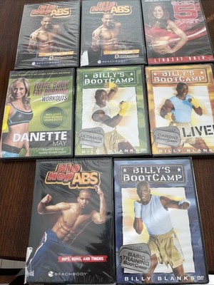 Mixed Lot Of 8 Fitness DVD s **NEW**