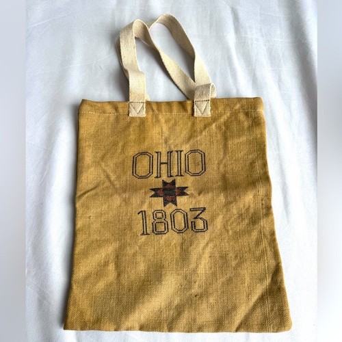 Alternative Jute Ohio State 1803 braun Beuteltasche Tasche nachhaltig wiederverwendbar Sackleinen - Bild 1 von 8