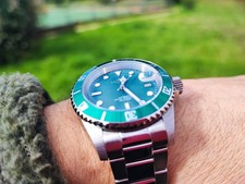 OROLOGIO MONDIA MADISON Automatico Seiko Submariner MI-786-SSGR-GR Scatola