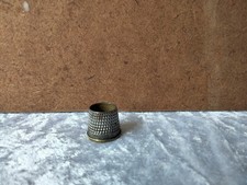 Brass Metal Vintage Size 3 Open Top Thimble For Sewing Needlecraft etc