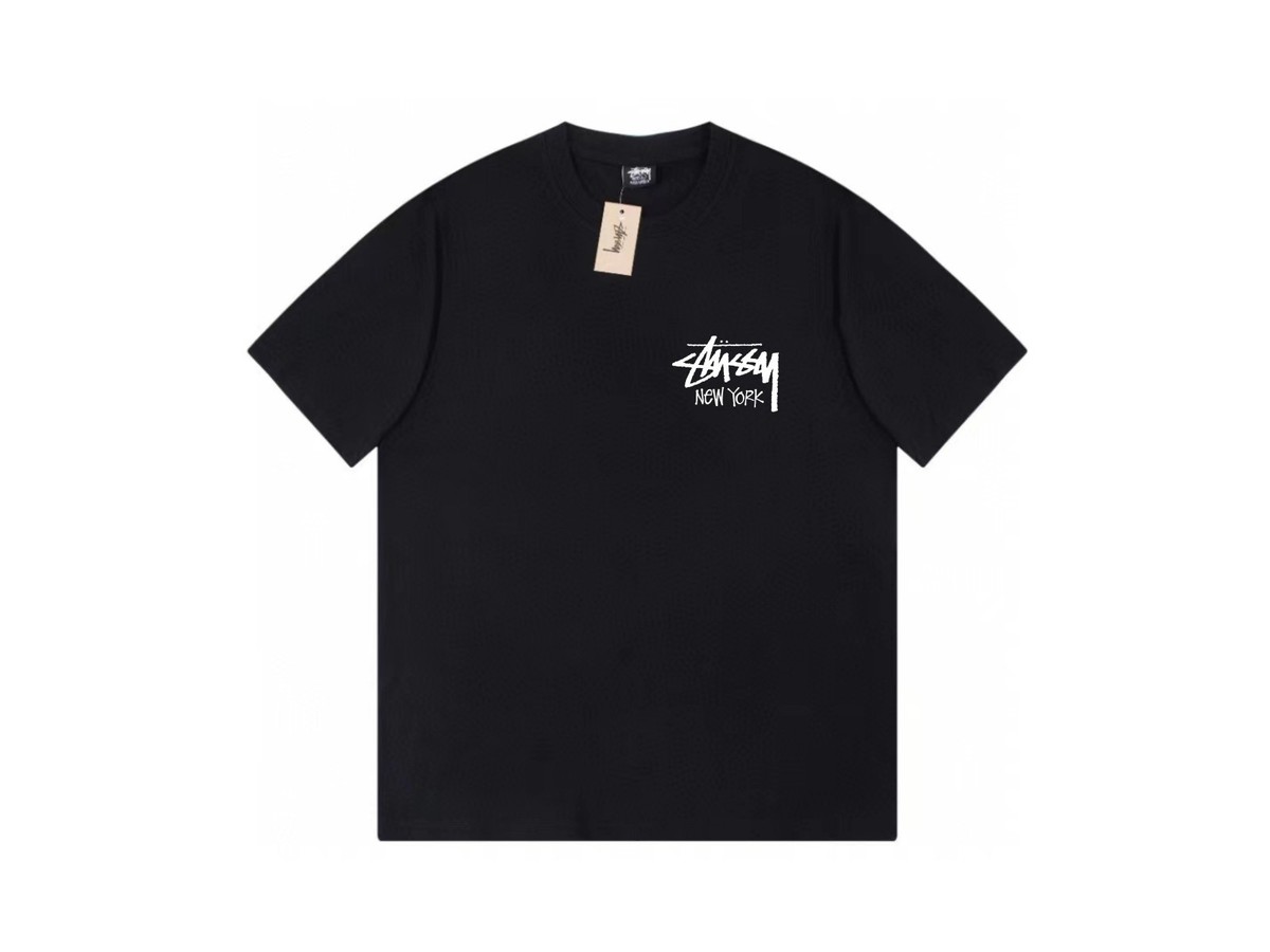 Stussy tee city NEW YORK Black / white / blue t shirt | eBay