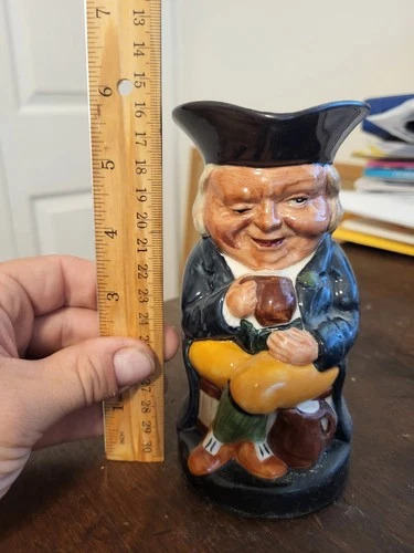 Vintage Staffordshire, England Toby-style Ceramic - 6 x 3 - excellent condition
