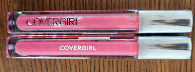 2PCS NEW COVERGIRL COLORLICIOUS LIP GLOSS 500 WHIPPED BERRY .12zEA*READ DESCRP*