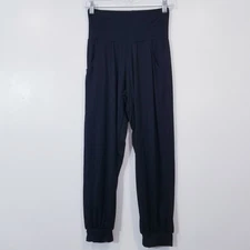 Commando Women size XS Black  Capri Jogger Activewear Pull-on Pants Outdoor