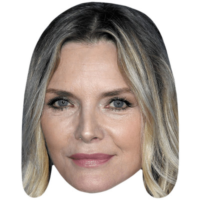 Michelle Pfeiffer (Make Up) Promi Maske, flaches Kartengesicht, Kostüm Maske