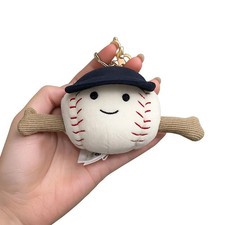 Authentic Jellycat Amuseables Baseball Plush Keychain Bag Charm Small Gift NWT