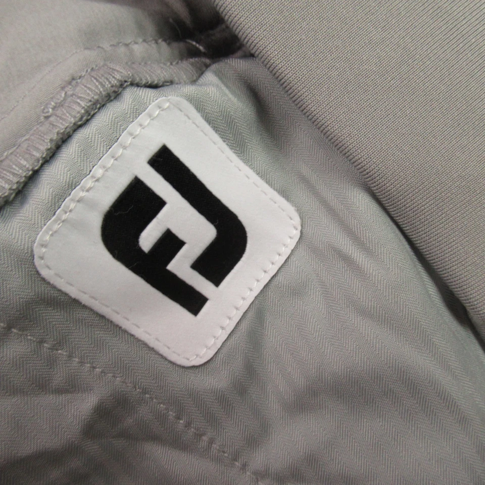 Footjoy 裤子男式小号 Chino 户外口袋轻便灰色高尔夫 — 第 4/4 张图片