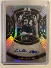 2025 Select Darrelle Revis Signatures Silver Prizm Auto New York Jets Autograph