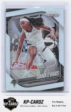 2025 Panini Prizm WNBA #33 Dana Evans Silver Prizms 1st Las Vegas Aces