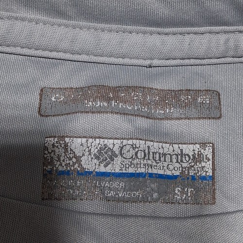 Columbia Shirt Youth Small Gray PFG Pullover Omni-Shade Long Sleeve Fishing - Picture 2 of 14