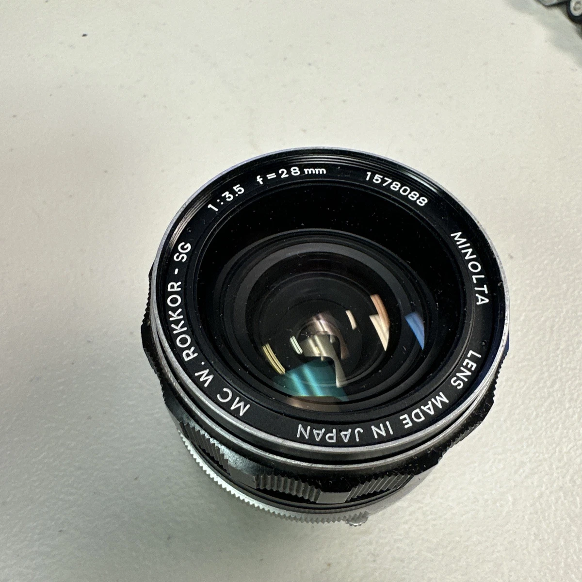 Minolta f/3.5 Camera Lenses 28mm Focal for sale | eBay