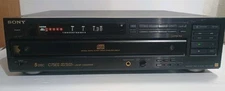 Sony C75ES 5 DISC CD Player Changer Vintage ES Compact Disc