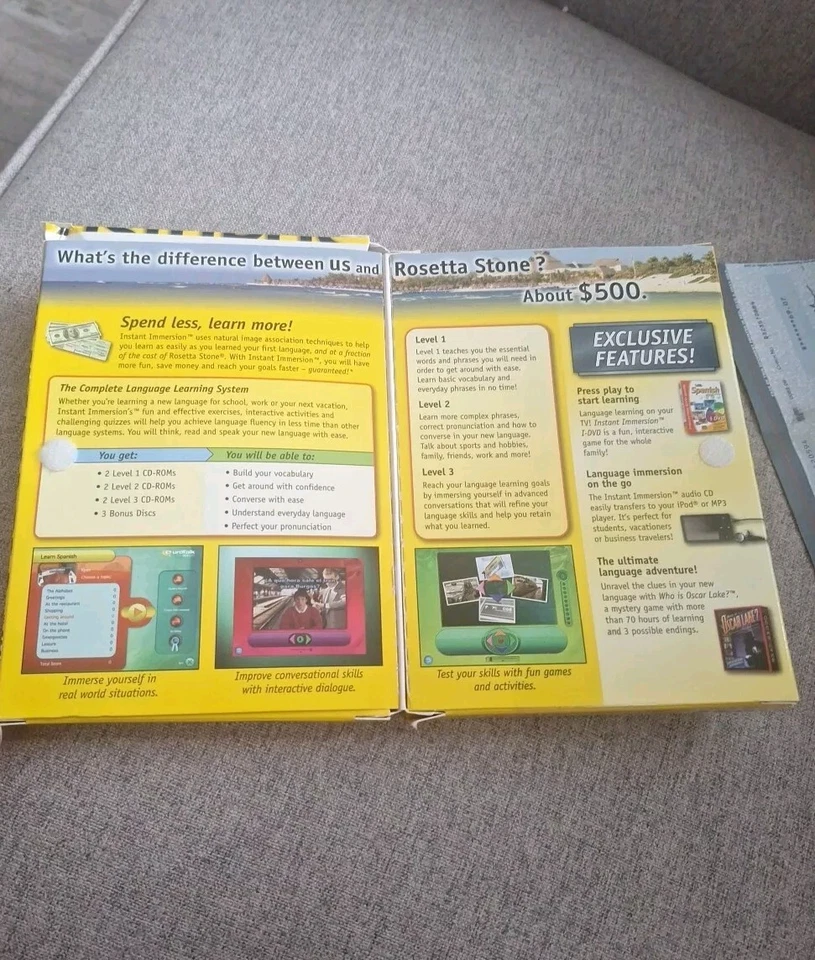 Instant Immersion Spanish Language Learning Program. Topics.  (NEW) - Image 3 of 3