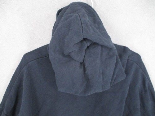 Camilla & Marc Jumper Womens 12 Blue Jordan Cropped Hooded Hoodie Sweater Navy - Picture 11 of 17