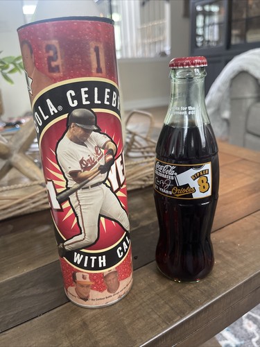 Coca Cola 21 Years Cal Ripken Jr Bottle in Tube Baltimore Orioles | eBay
