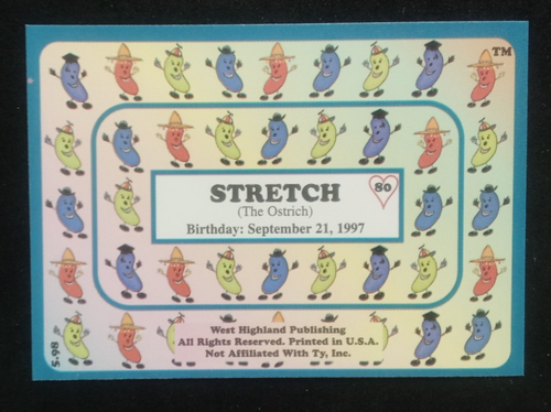 1998 Beanie Baby Trading Cards Inaugural Edition (Pick Your Card) - 第 161/205 張圖片