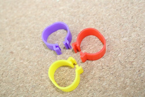 Gmeily 200Pcs Coturnix Quail Leg Bands 16mm Baby Chick Bands Multicolor Quail - Picture 4 of 4