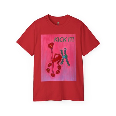 Girls With Grit ''Kick It!'' - Adult Unisex Ultra Cotton Tee