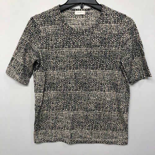 Balenciaga Paris Damen Kurzarm 100 % Wolle Top Bluse Shirt Größe Small B323 4 - Bild 11 von 16