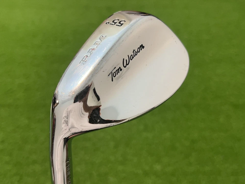 Ram Golf TOM WATSON 55* SAND WEDGE Left Handed Steel Wedge Flex 36" Made in USA - Image 2 of 4