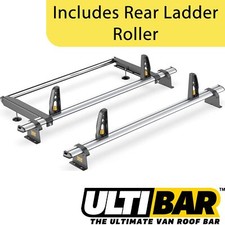 Nissan Interstar Roof Rack 2022-2024 2x Roof Bars + Ladder Roller Van Guard